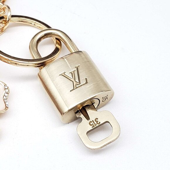 COPY - 100% Auth Louis Vuitton Lock & Key with unbranded Bagcharm, Keycharm, Ke… - Picture 5 of 8